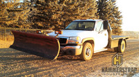 GMC 3500 Dually Snow Plow Flat Deck Truck
