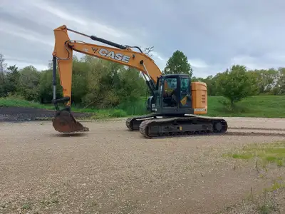 CASE CX245D Excavator 2021 2782 Hours Enclosed Cab Back Up Camera Long Chassis Monoboom 9'8" Arm 31....