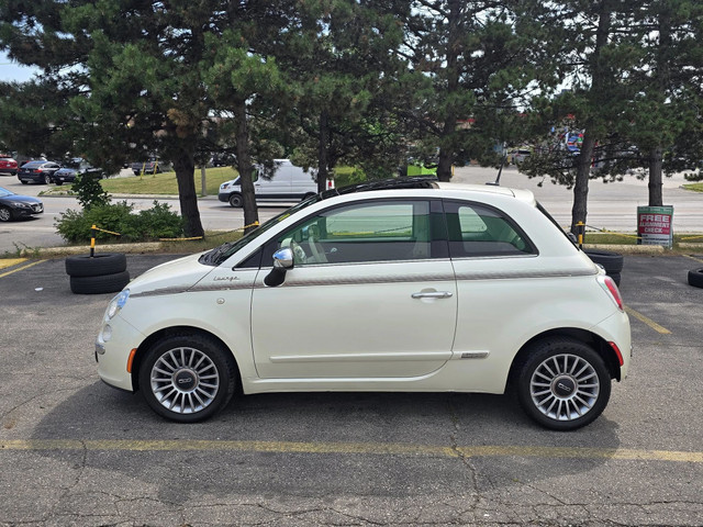 FIAT 500 LOUNGE AUTO | PANOROOF | LEATHER | HTD SEATS | 74K ONLY in Cars & Trucks in Mississauga / Peel Region - Image 2