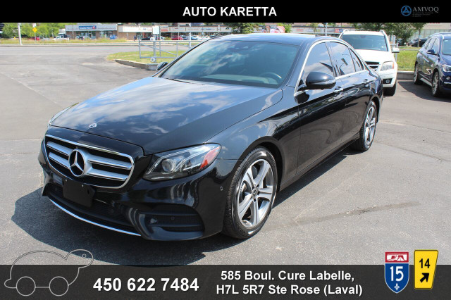 2018 Mercedes-Benz E-Class E 300 4matic headsup panoramic naviga in Cars & Trucks in Laval / North Shore