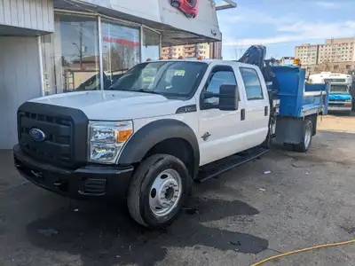 2011 Ford Super Duty F-450 DRW Dump and Crane - $34,500 Year: 2011 Mileage: 95,000 km Transmission:...