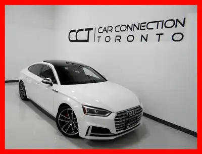 2018 AUDI S5 SPORTBACK TECHNIK CARFAX VERIFIED, CLEAN TITLE 154,000 KM AUTOMATIC TRANSMISSION W/ PAD...