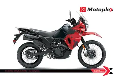 KLR650 La moto KLR650 est construite pour donner à votre passion le pouvoir de s'évader et d'explore...