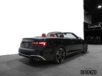 VENDU!!! 2024 Audi S5 Cabriolet Progressiv 3.0 TFSI Quattro, Black Metallic on Magma Red Fine Nappa... (image 5)