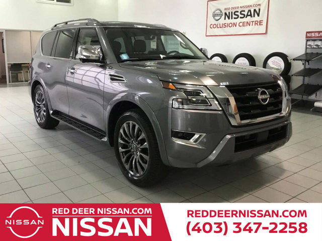 2023 Nissan Armada Platinum/TOW PACKAGE/22 RIMS/LEATHER in Cars & Trucks in Red Deer