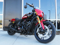 2025 Indian Motorcycle 101 Scout Sunset Red Metallic with Graphi