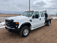 2008 Ford F350 4x4 Crew Cab Flat Deck/GAS/9FT BED