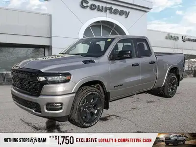 This Ram 1500 has a durable Gas/Electric V-6 3.6 L/220 engine powering this Automatic transmission....