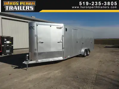 HURON PERTH TRAILERS BLOW OUT SALE!!!! 2023 ATC 7x22+6 Aluminum Snowmobile Trailer 7ft Wide x 22ft L...