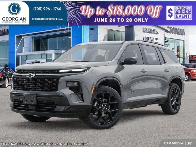 2025 Chevrolet Traverse RSTrailering Pkg - Convenience Pkg in Cars & Trucks in Barrie