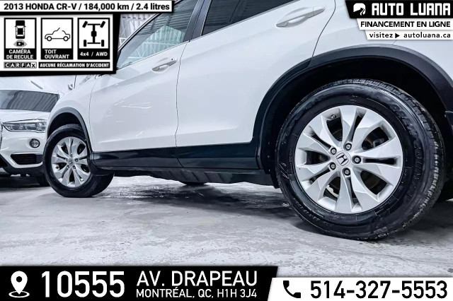 2013 HONDA CR-V EX AWD/TOIT OUVRANT/MAGS/CAMERA/CARFAX CLEAN in Cars & Trucks in City of Montréal - Image 3