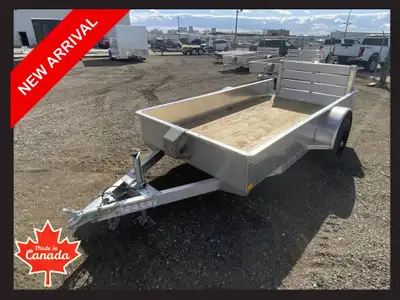 2 In stock! 2025 Stronghaul 5x10 Solid Side Utility Trailer Canadian Made Aluminum trailer 2 x 10 Do...