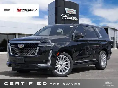 Black 2021 Cadillac Escalade Premium Luxury 4WD 10-Speed Automatic with Overdrive 6.2L V8 Escalade P...