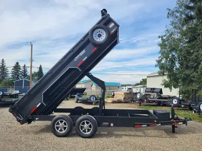 MAKE: RAINBOW MODEL: HD DUMP TRAILER 8" FRAME SIZE: 7' X 16' AXLES: 2 - 7000lb GVW: 14,000LBS TIRES:...
