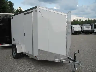 2026 LIGHTNING 6X10 PLUS THE V, ALUMINUM FRAME, WIDE SIDE DOOR WITH RV FLUSH LOCK AND ALUMINUM DOOR...