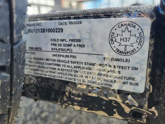 6'X14' SA RAINBOW UTILITY TRAILER W/RAMP in Cargo & Utility Trailers in Fort St. John - Image 5