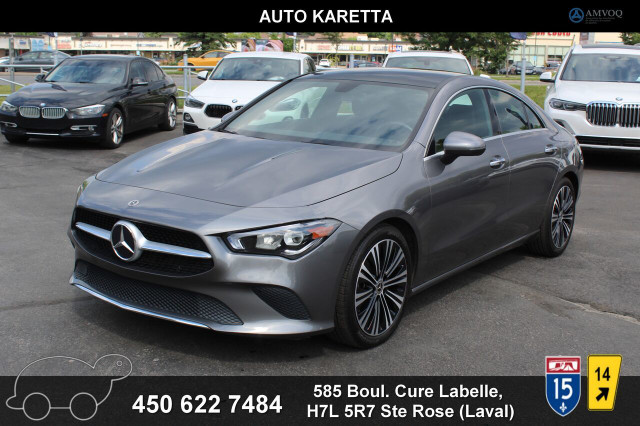 2023 Mercedes-Benz cla 250 4matic bas kilometrage clean carfax in Cars & Trucks in Laval / North Shore