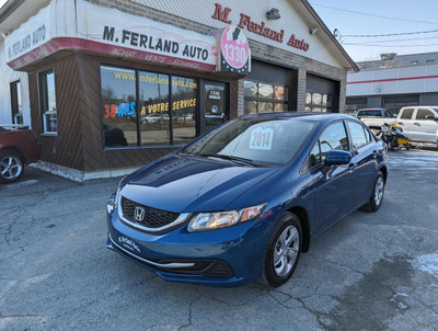 Honda Civic Sedan 4 portes, boîte manuelle, LX 2014 à vendre