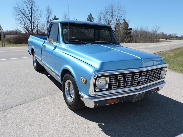  1971 Chevrolet C 10 350 Auto Texas Truck A/C Comes With Warrant in Classic Cars in Stratford - Image 4