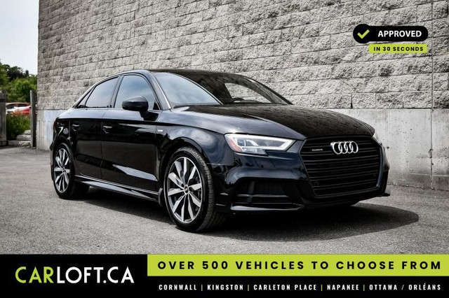 2019 Audi A3 Sedan Technik 45 TFSI quattro • SUNROOF • PREM . AU in Cars & Trucks in Cornwall