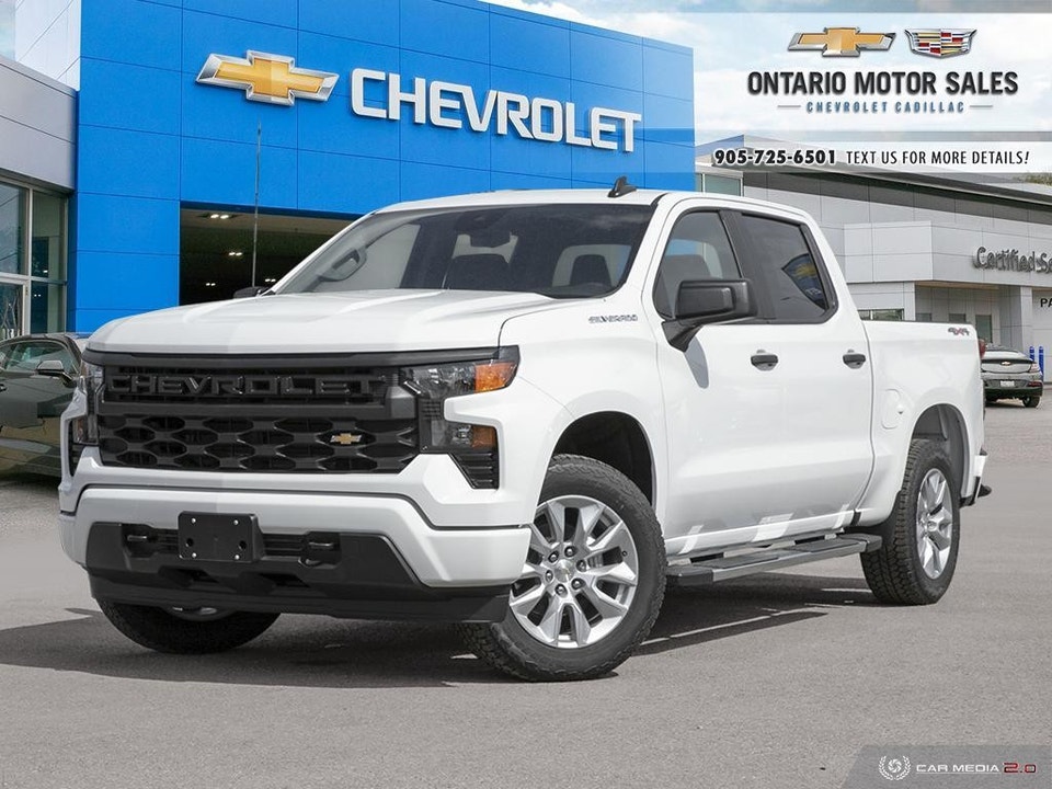 2022 Chevrolet Silverado 1500 Custom 4WD / CHROME ASSIST STEP...