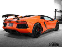 Immaculate 2014 Lamborghini Aventador Roadster LP700-4 700hp V12 6.5L, Orange on Black Alcantara Sea... (image 6)