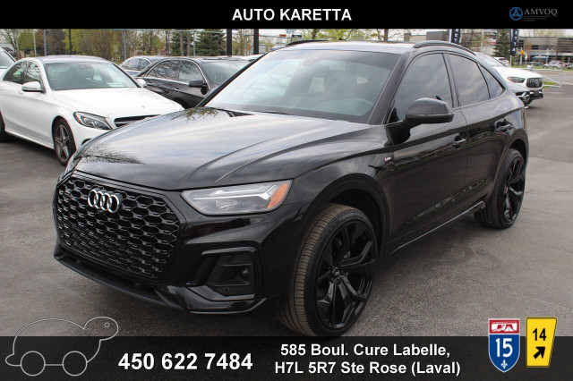 Q5 sportback 45 s-line black optic virtual cockpit navi mags 22' in Cars & Trucks in Laval / North Shore