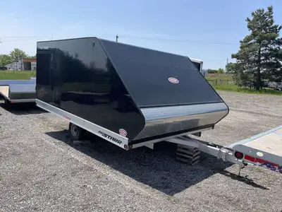 PRO STAR 8.5' X 12' HYBRID PROSTARR SNOWMOBILE TRAILER Finance from $0 down - OAC!! Upgrade your Sle...