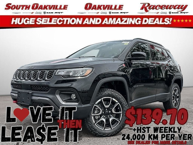 2024 Jeep Compass TRAILHAWK | CARPLAY | DEMO | BACKUP CAM | in Cars & Trucks in Oakville / Halton Region