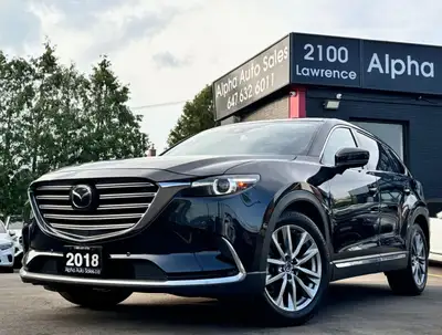 CX-9 AWD Signature - Jet Black Exterior on Chroma Brown Perforated Nappa Leather Upholstery - Carfax...