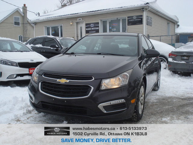 2015 Chevrolet Cruze BKup CMRA, BLTH, CERTIFIED+WRTY $8990 in Cars & Trucks in Ottawa