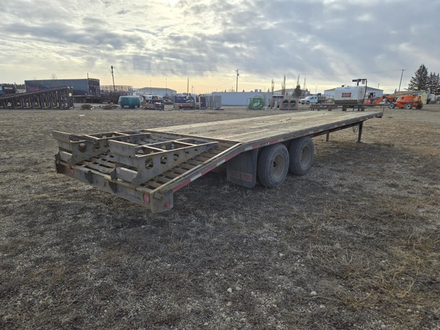 2008 Trail Pro 25 Ft T/A Flat Deck Trailer in Cargo & Utility Trailers in Edmonton - Image 4