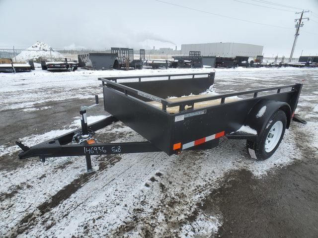 2024 Canada Trailers 5x8ft Steel Side Utility in Cargo & Utility Trailers in Kamloops - Image 3