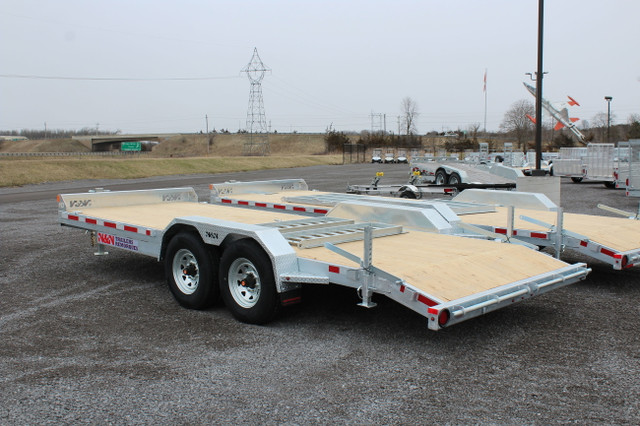 2024 N & N ICHHD20G14K 20' Flat Deck Trailer in Cargo & Utility Trailers in Trenton - Image 3