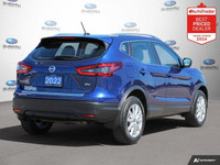 Blue 2022 Nissan Qashqai SV FWD CVT with Xtronic 2.0L DOHC APPLE CAR PLAY, SUNROOF, HEATED STEERING... (image 4)