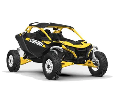 2024 Can-Am Maverick R X RS Carbon Black & Neo YellowSMOOTH OPERATOR POWERFUL HP MEETS GREAT SUSPENS...