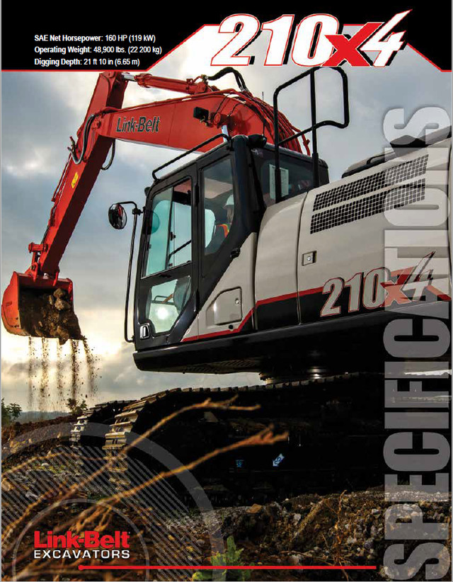 NEW - Link-Belt 210X4 Excavator in Heavy Equipment in Mississauga / Peel Region - Image 3
