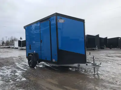 LEGACY SERIES ALL ALUMINUM FRAME 6' X 10' SINGLE AXLE CARGO WITH RAMP DOOR AND POLYCORE PANEL UPGRAD...