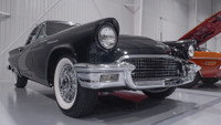 This stunning tribute 1957 E-Thunderbird, a true black beauty with a rich history, was originally ac... (image 9)