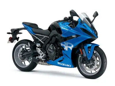 2025 Suzuki GSX-8R THE NEW STANDARD OF SPORT PERFORMANCE One glance, and the cutting-edge sportbike...