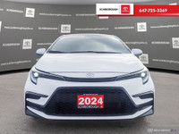 Check out this 2024 Toyota Corolla SE CVT with 18,436 KMS, finished in a sleek White exterior. Packe... (image 1)