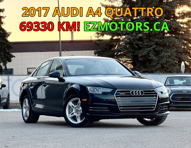 2017 Audi A4 Komfort QUATTRO/69330 KM! CERTIFIED! in Cars & Trucks in Red Deer