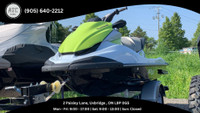 2023 Kawasaki STX-160 - Crystal White / Pearl Neon Yellow