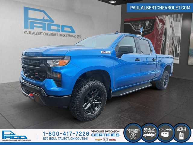 2023 Chevrolet Silverado 1500 4WD CREW CAB 147 CUSTOM TRAIL BOSS in Cars & Trucks in Saguenay
