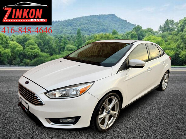 2016 Ford Focus TITANIUM | ONE-OWNER | LEATHER | BACK-UP CAM | N in Cars & Trucks in Oshawa / Durham Region