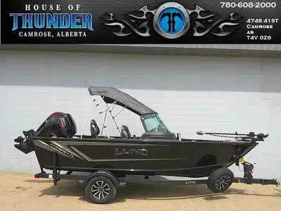 2026 Lund 1775 Impact XS w/115 Mercury PRO XS 4 Stroke. It sports a full windshield to comfortably p...
