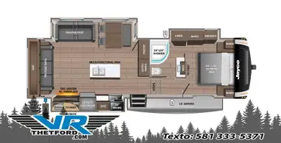 VR Thetford 2025 JAYCO Eagle HT Fifth Wheels 28CRT Contactez nos conseillers par téléphone courriel...