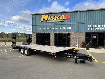 Miska 7 Ton Tandem Axle Deckover Float Trailer - Made in Canada Starting at just $10,495.00 - Financ...