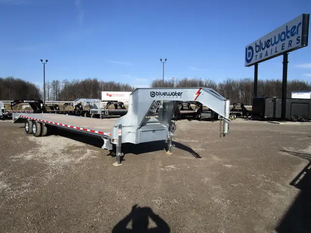 2025 Triumph Trailers Galvanized Beavertail Gooseneck Trailer 28 in Cargo & Utility Trailers in London - Image 3
