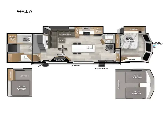 2025 Forest River RV Wildwood Grand Lodge 44VIEW in Travel Trailers & Campers in Truro - Image 60